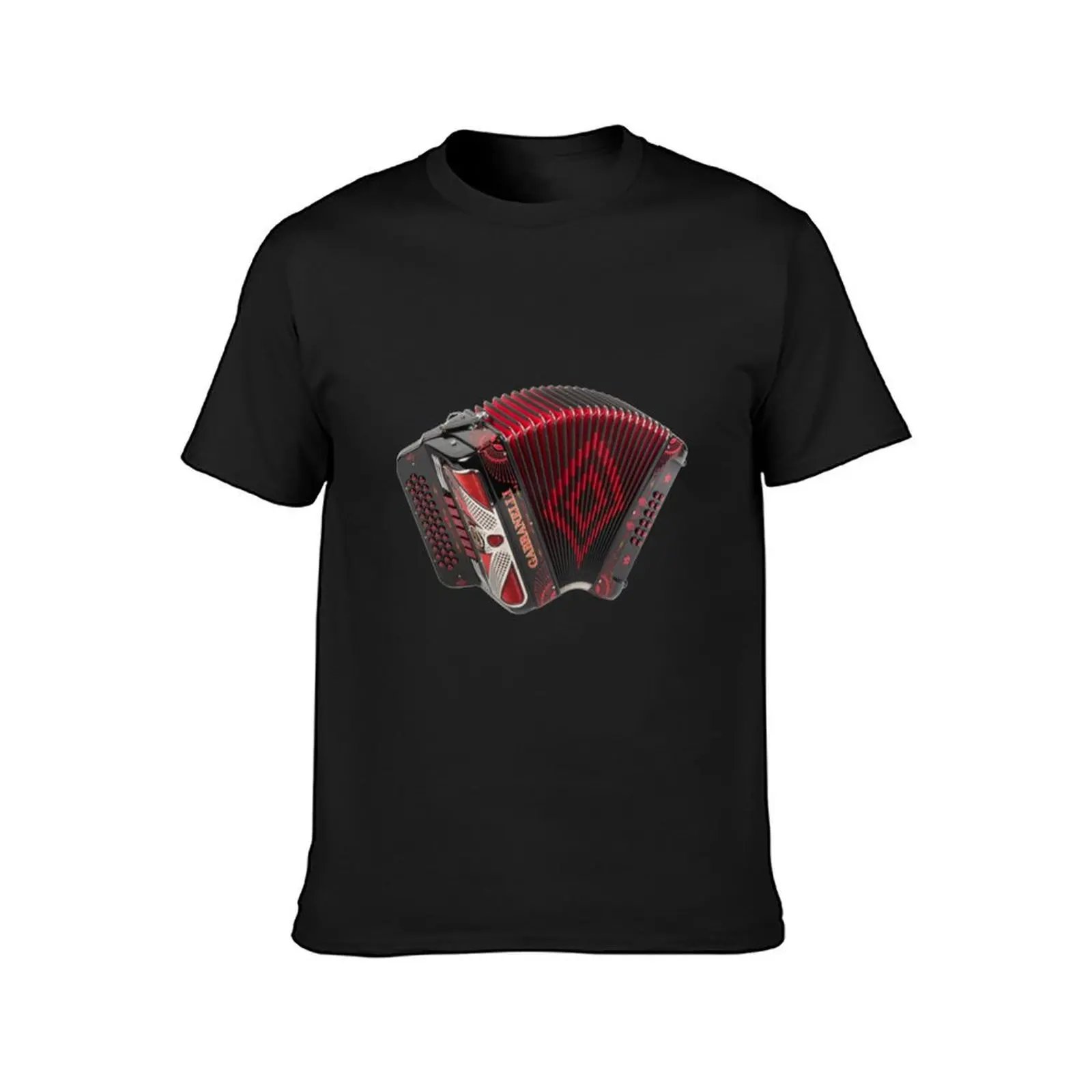 Red and black accordion T-Shirt Blouse cute clothes quick-drying sweat t shirts for men pack