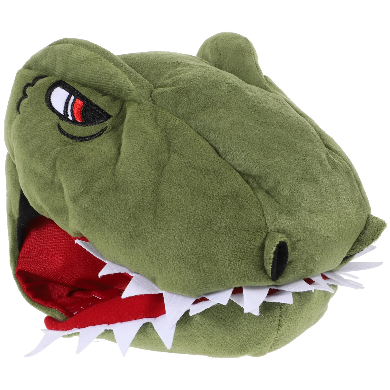 1 Pieza de Sombrero con Forma de Dinosaurio, Verde, Cálido para Invierno, para Fiestas, Actuaciones, Cosplay, Festivales, Accesorios para Fotos, Sombrero Decorativo