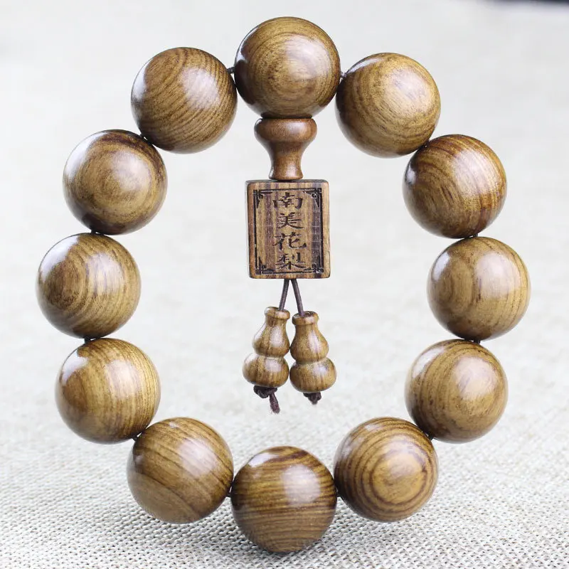 

Factory Wholesale South America Rosewood Bracelet2.0Prayer Beads for Men Ornament Crafts Rosary Bracelet Live Stream Supply