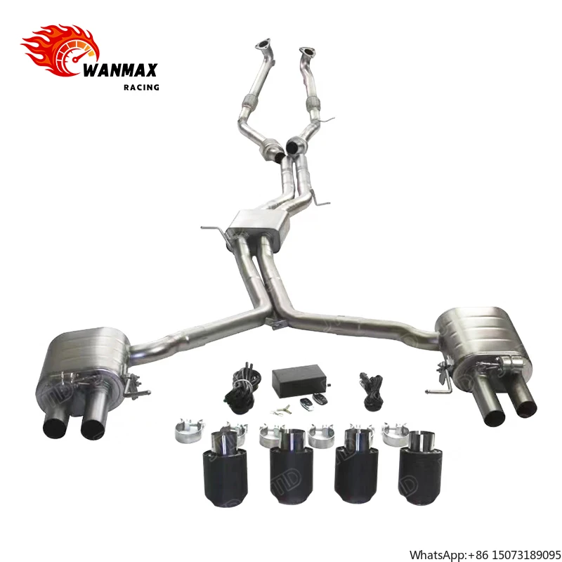 

Выхлопная система Valvetronic Catback из нержавеющей стали для S5 B8 3.0: передняя труба с Catback