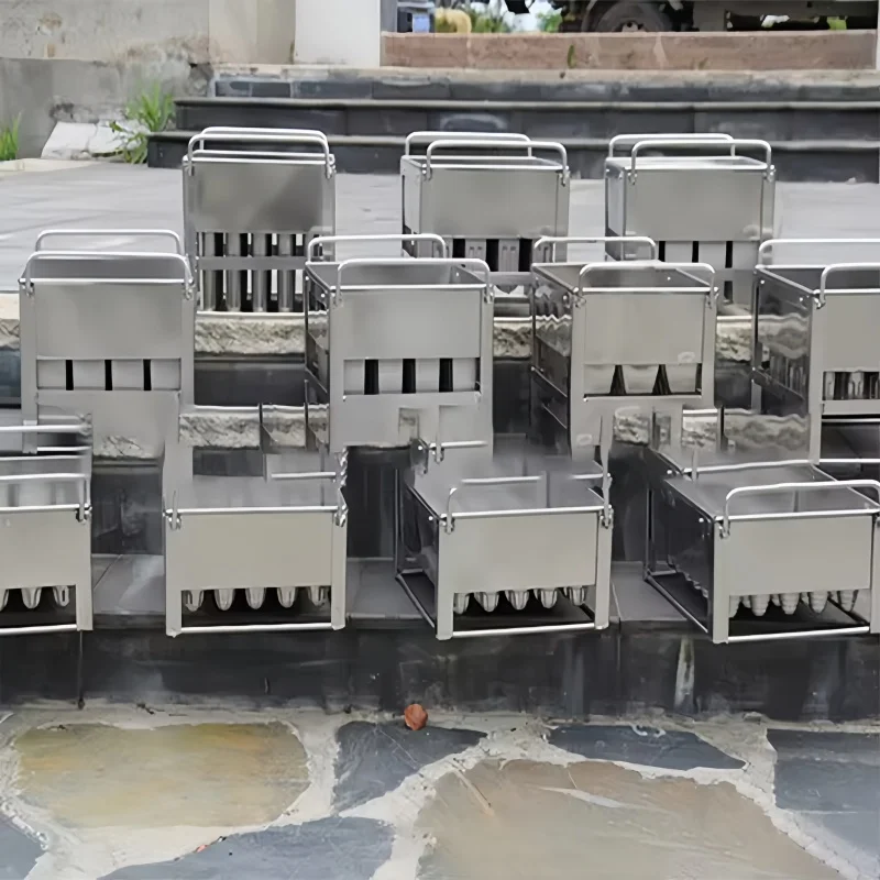 40 تجاويف 304 الفولاذ المقاوم للصدأ قالب المصاصة قوالب الجليد البوب صانع قوالب آيس اسكيمو الآيس كريم الملوثات العضوية الثابتة