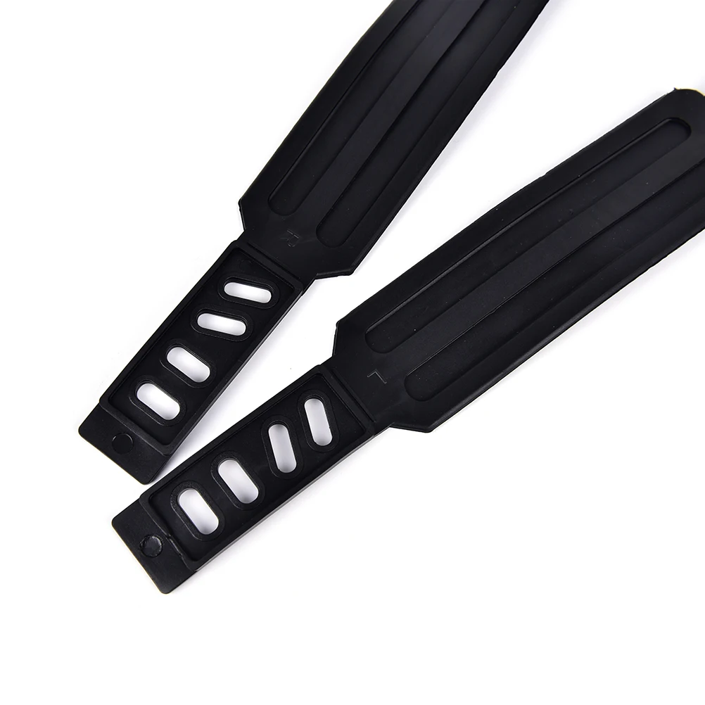 Black 1 Pair of Plastic Pedal Straps Buckle, Anti-Slip Pedal Toe Strap Fixed Gear for Bike MTB Bike BMX Bike Pedal