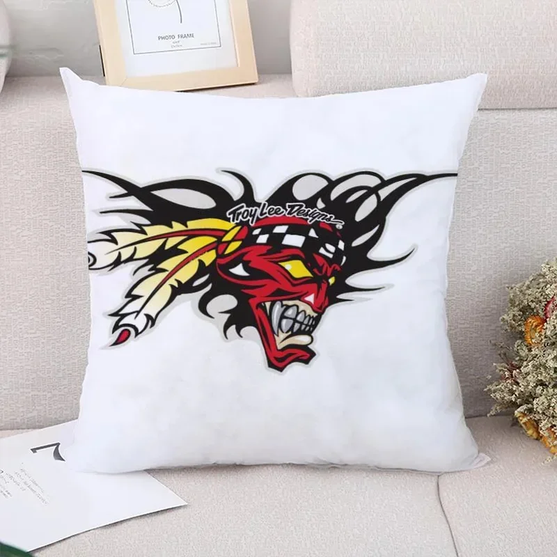 Imagen 4: Troy Lee Designs-funda de almohada decorativa, Fundas de cojín para cama, sofá, 50x50