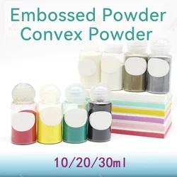 15Colors 10ml Canned Embossing Powder for DIY Hand Account Making Clear Stamps Ink Pad Scrapbook Craft Art Supplies Accessories