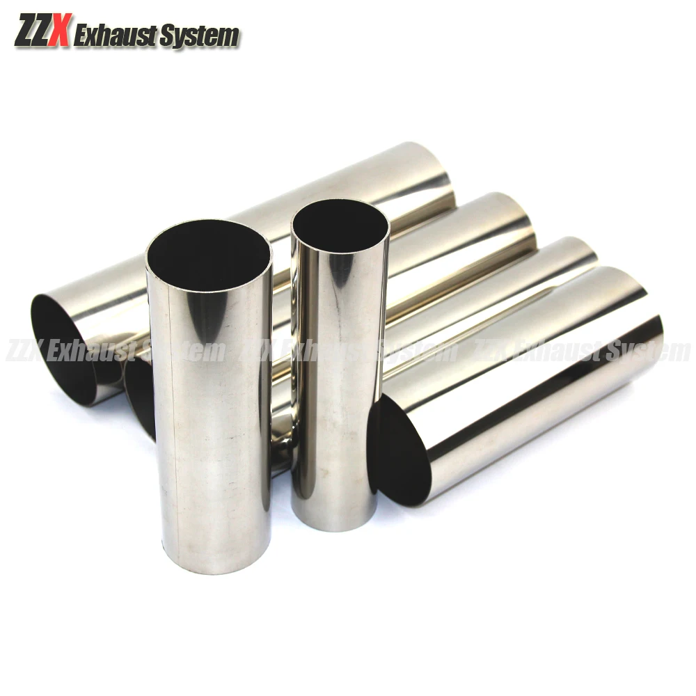 

Car styling 1.2mm thick 38mm 51mm 63mm 76mm Exhaust pipe muffler tail pipe 304 stainless steel welding material