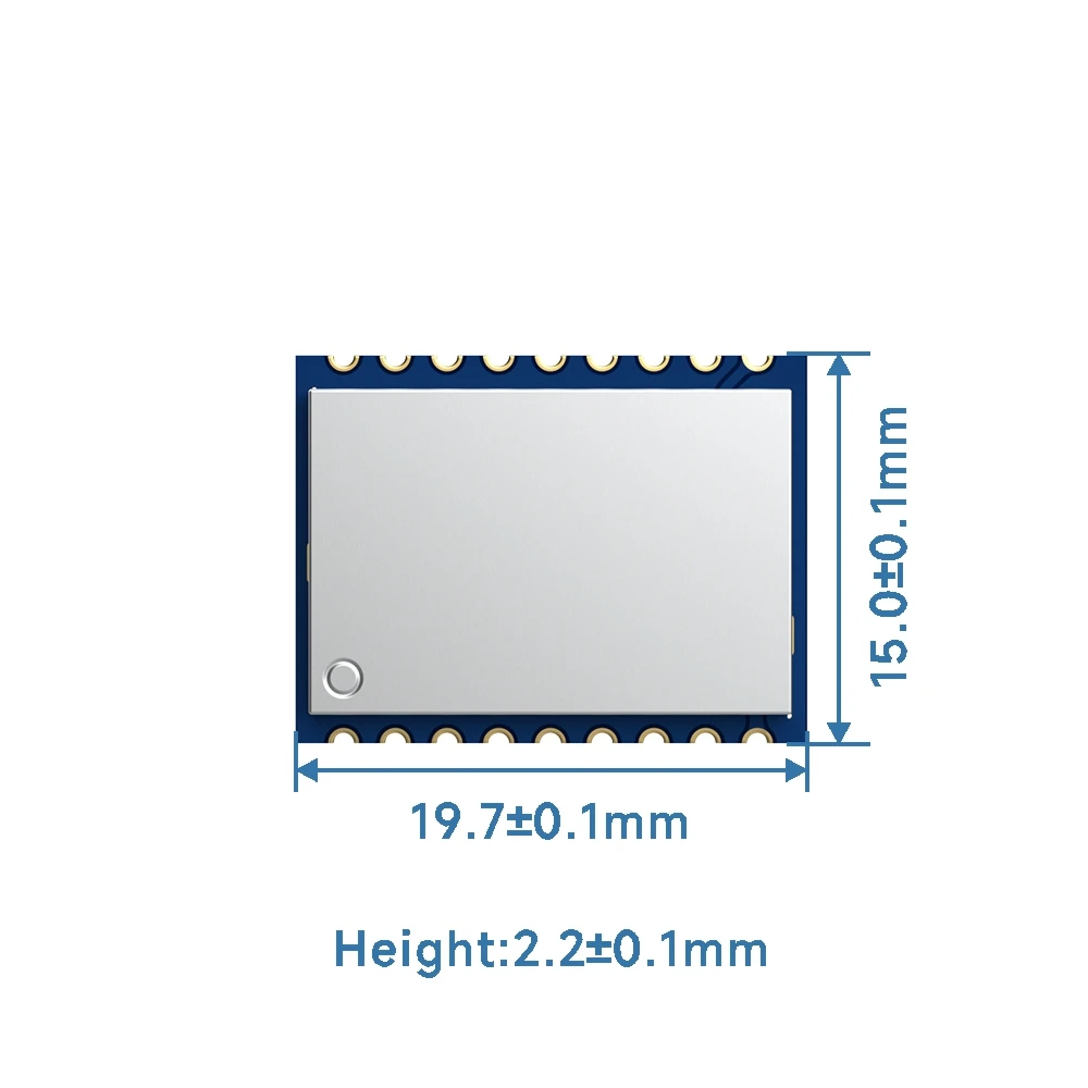 LoRa1121-Puce LR1121Chip longue distance, module de communication double bande 160/433 MHz/470/868 MHz et 915 GHz, ultra-faible puissance 2.4 mW, 2