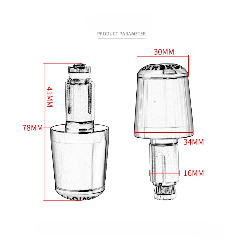 CBR Motorcycle Bar End Weights For HONDA CBR125 CBR150 CBR300 CBR400 CBR500 CBR600 CBR650 CBR929 CBR954 CBR900 CBR1000 CNC Plug - view 2