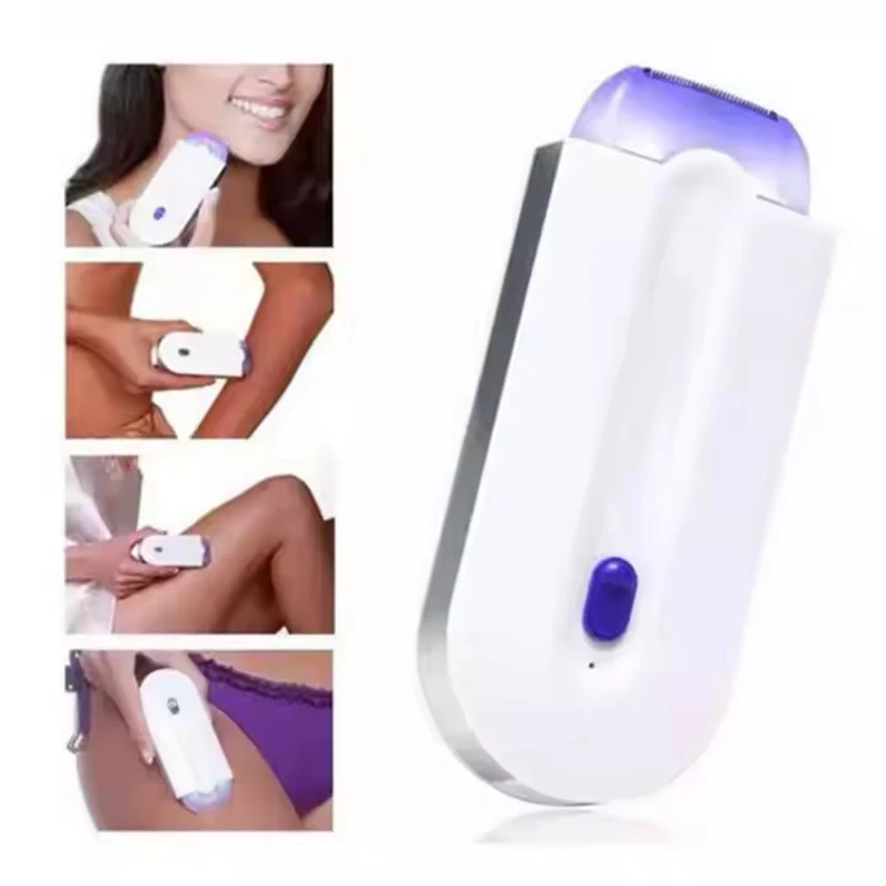 

Painless Hair Removal Set - USB Charging Rotary Disk - Home Use Women's Body Bikini 2-in-1 Shaving and Hair Removal Kit