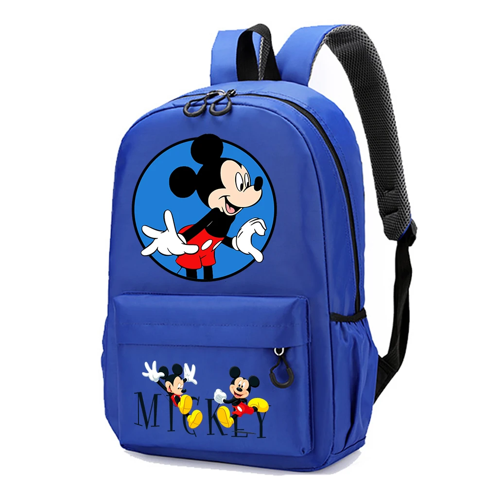 Mickey Minne Mouse Backpack Disney Donald Duck Children School Bag Cartoon Anime Knapsack Girl Boy Bookbag Student Schoolbag