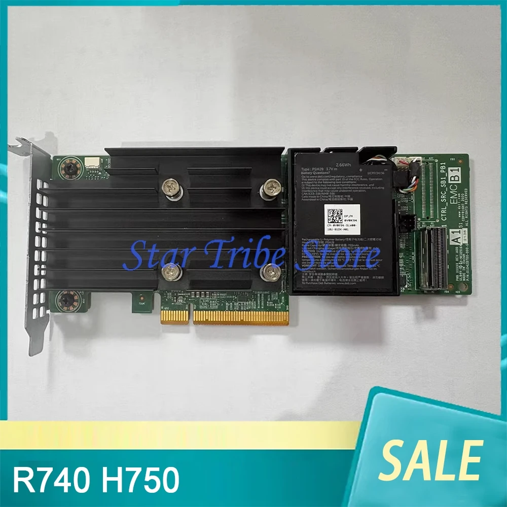 1Pcs 8GB 0HYM6Y HYM6Y R740 H750 Array Card 8G Cache Disk RAID PCIE*8 Battery Not Included
