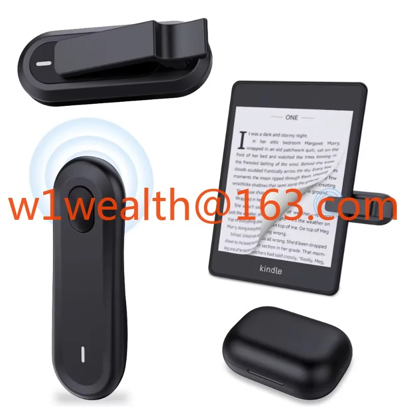 2025 Upgraded Remote Page Controller Chargeable Page Turner for IOS Android Kindle Taking E-Reader Remote Control Clicker