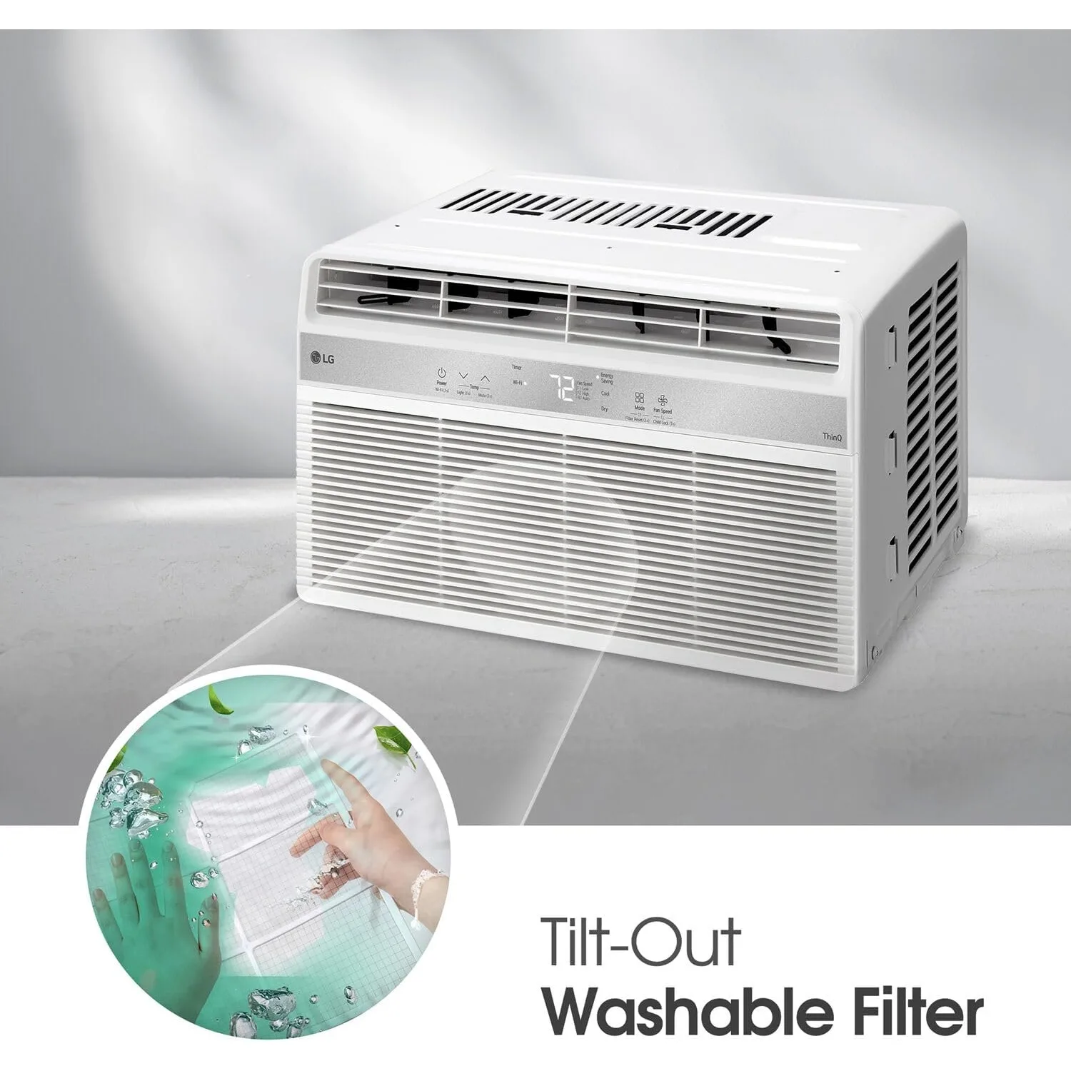 NEW 6,000 BTU Window Air Conditioner, Cools 250 Sq.Ft. (10' x 25' Room Size),2 Cooling & Fan Speeds, 2-Way Air Deflection, 115V