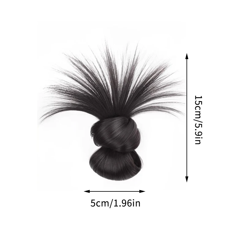 New Synthetic Wig Bun Lazy Hair Chignon Dancer Female Meatball Head Hair Clip Styling Hair Accessories view 6