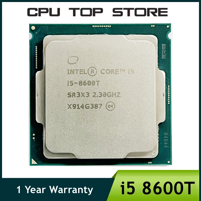 Intel Core i5 8600T 2.3GHz Six-Core Six-Thread CPU Processor 9M 35W LGA 1151