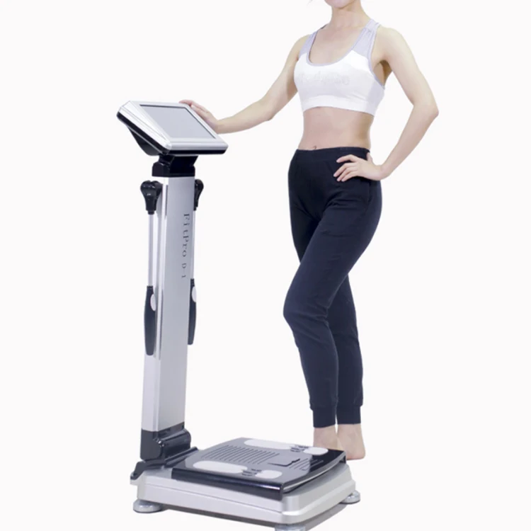 

Body Fat Analyzer Measures Weight Smart Connect Handphone High End Muscle Mass Fitness Center Body Analyzer Device