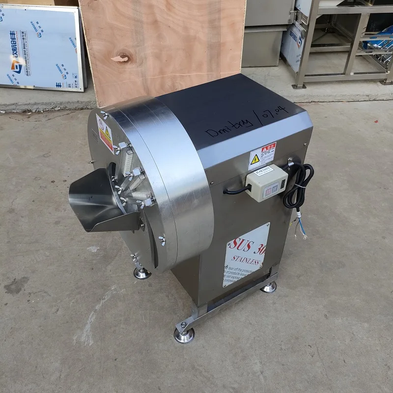 自動商業フライドポテトタマネギチョッパー生姜のつぼみパパイヤ根野菜細断シュレッダー機