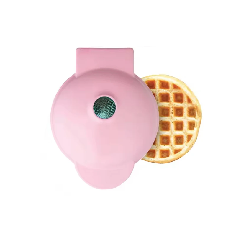 Mini máquina eléctrica para hacer gofres de 220V, aparato de cocina para niños, olla de postre para desayuno, huevos fritos pequeños