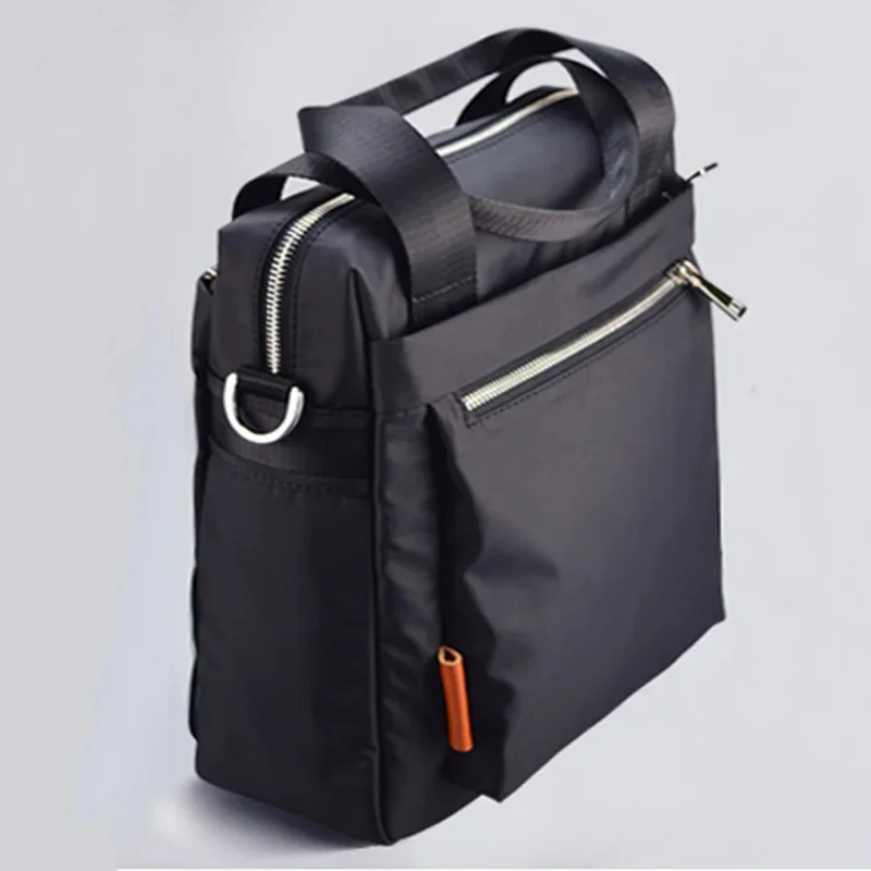 Waterproof Shoulder Bags for Men, Wear-Resistant, Multi-function, Large Capacity,Vertical, Simple Business, Outdoor, Casual, New