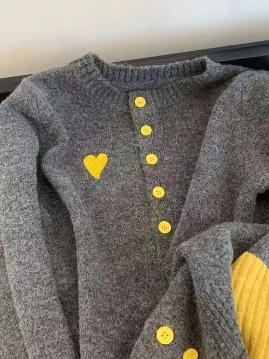 Cárdigan de punto coreano Sle Color Blo para mujer Otoño Invierno nuevo tamaño pequeño de lujo suave acogedor suéter Jaet Commute suelto...