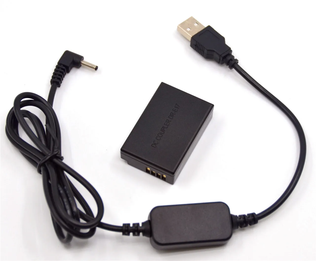 LP-E17 Dummy Battery DR-E17 DC Coupler 5V USB Power Cable For Canon EOS M3 M5 M6 EOS-M3 EOS-M5 EOS-M6 Cameras