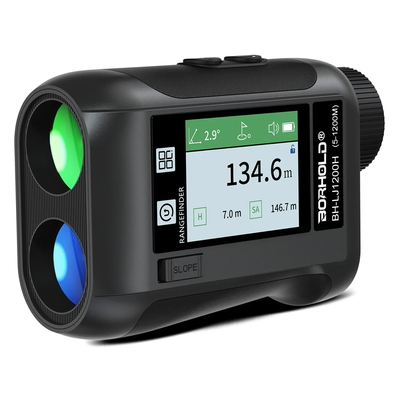 Outdoor Professional Side Screen With Voice Golf Rangefinder 600M 800M 1200M 1500M Touchable Color Screen Golf Laser Rangefinder