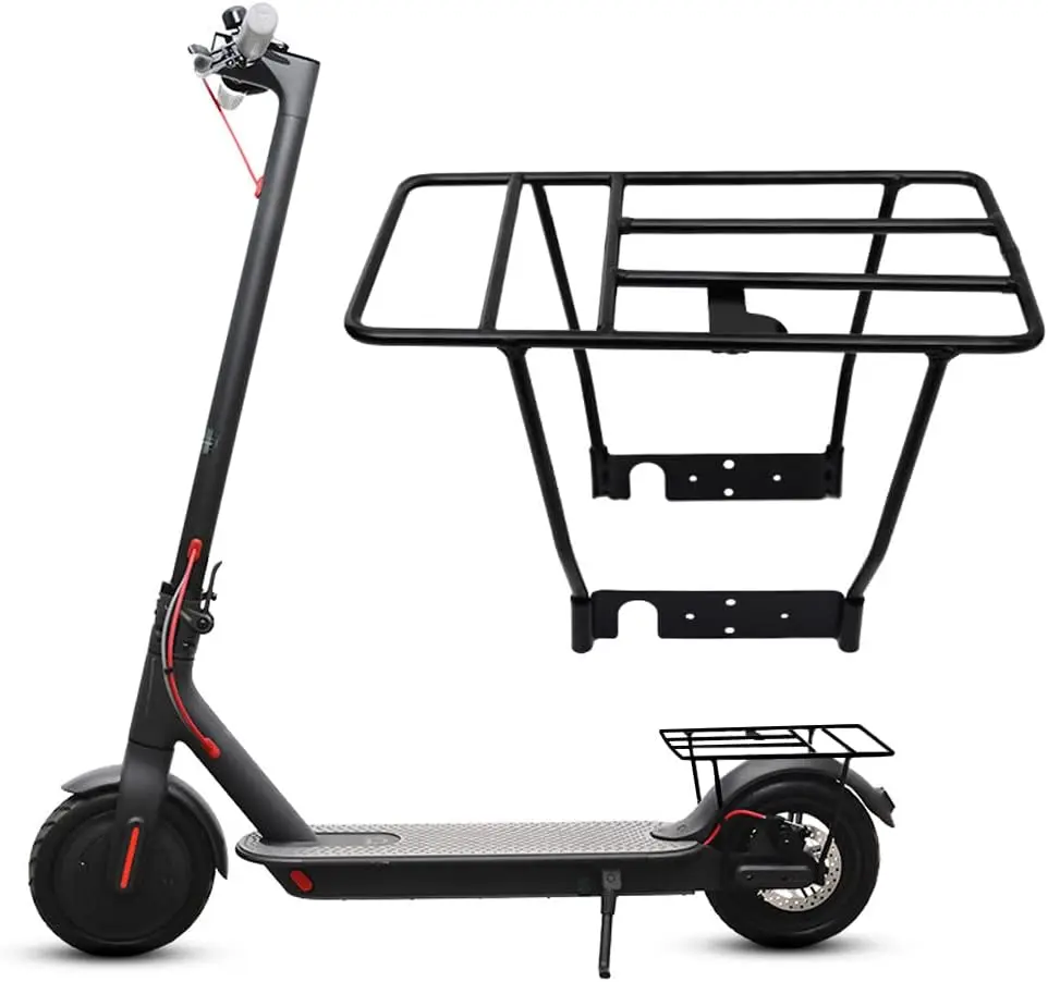 Roller-Gepäckträger, Elektroroller-Heckträger mit Soliden Lagern, Roller-Gepäckträger aus Massivstahl, Ersatz für M365 1S Pro