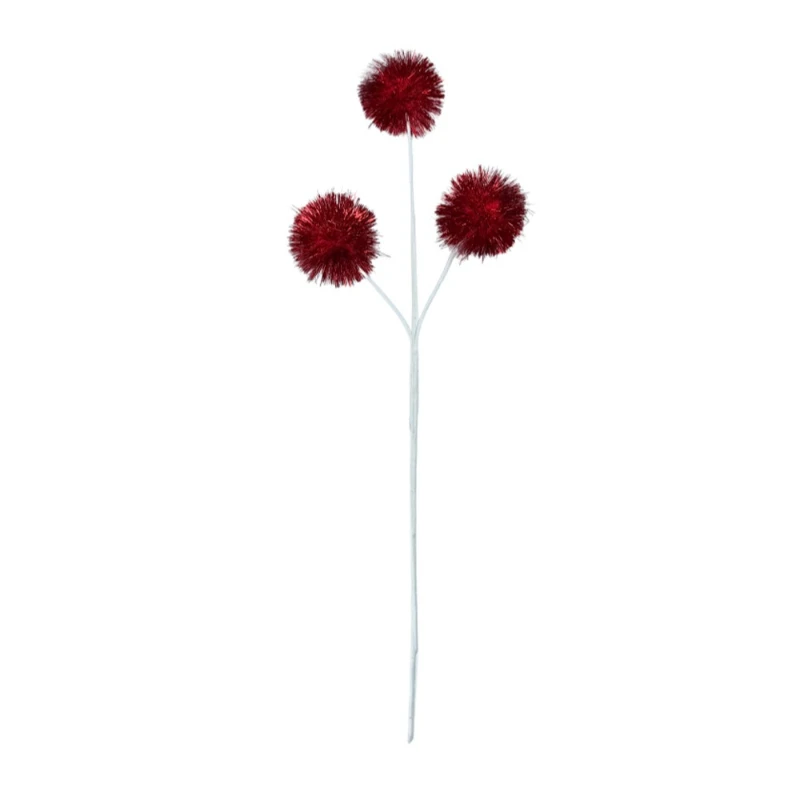 Christmas Lollipop Candy Pick – Sparkling Glitter Tree Ornament Stem, Perfect Holiday Decor Accessory