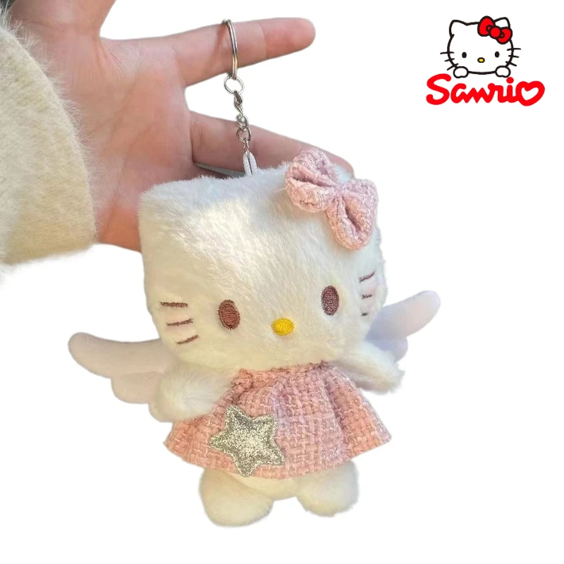 sanrio Hello Kitty keychain cute girl angel pendant cartoon kawaii keychain best friend girl gift Anime Peripherals car pendant