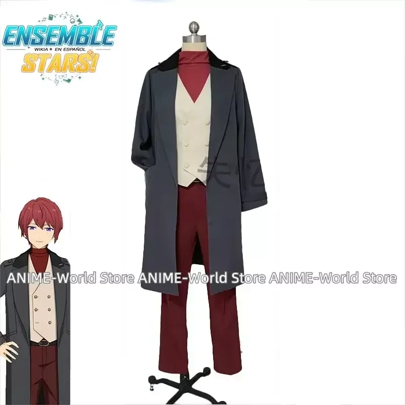 

Game Ensemble Stars Knights Suou Tsukasa Cosplay Costume Fancy Party Outfits Formal Suit Halloween Carnival Uniforms Custom Made