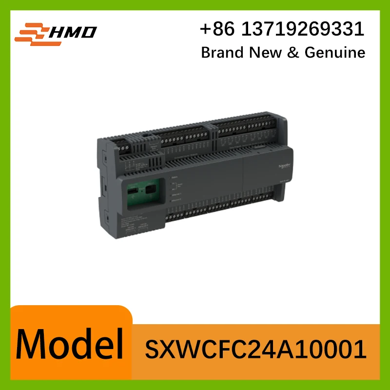 SXWCFC24A10001 fan‑coil dedicated room controller, 24V AC/DC power supply, total 24 I/O points including 16 universal I/O,8 rela