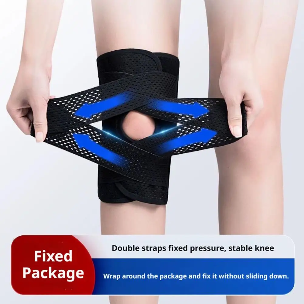 Knee Pads Knee Brace Support Wrap Arthritis Injuries Recovery Breathable Knee Support Knee Pad with Side Stabilizers
