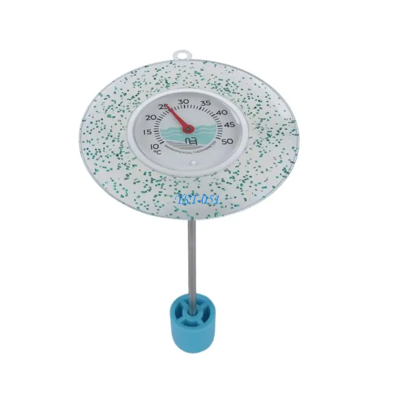 E15A Round Floating Water Temperature Reader for Pool Routines and Bath Viewing with Clear Number