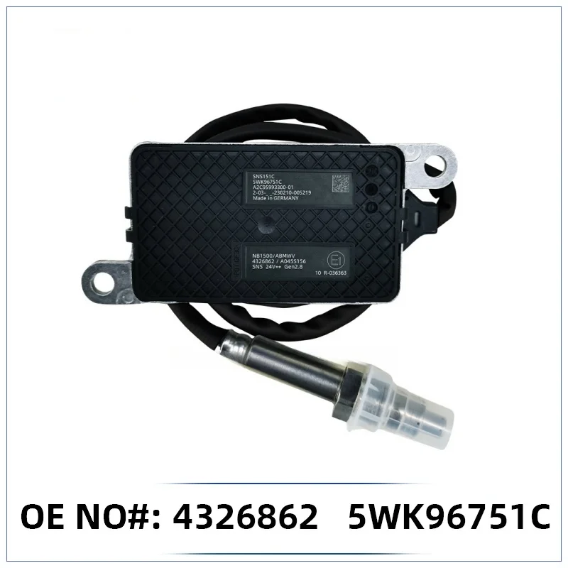 

4326862 5WK96751C A045S156 SNS151C Original New Nitrogen Oxygen NOx Sensor For CUMMINS Engine 4326862RX