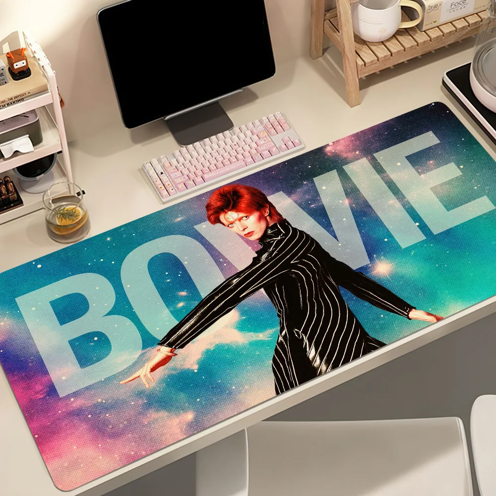 D-David Singer B-Bowie Mouse Pad Non-slip Thickened MousePad Student Gaming Cushion Large Writing Lockedge Office