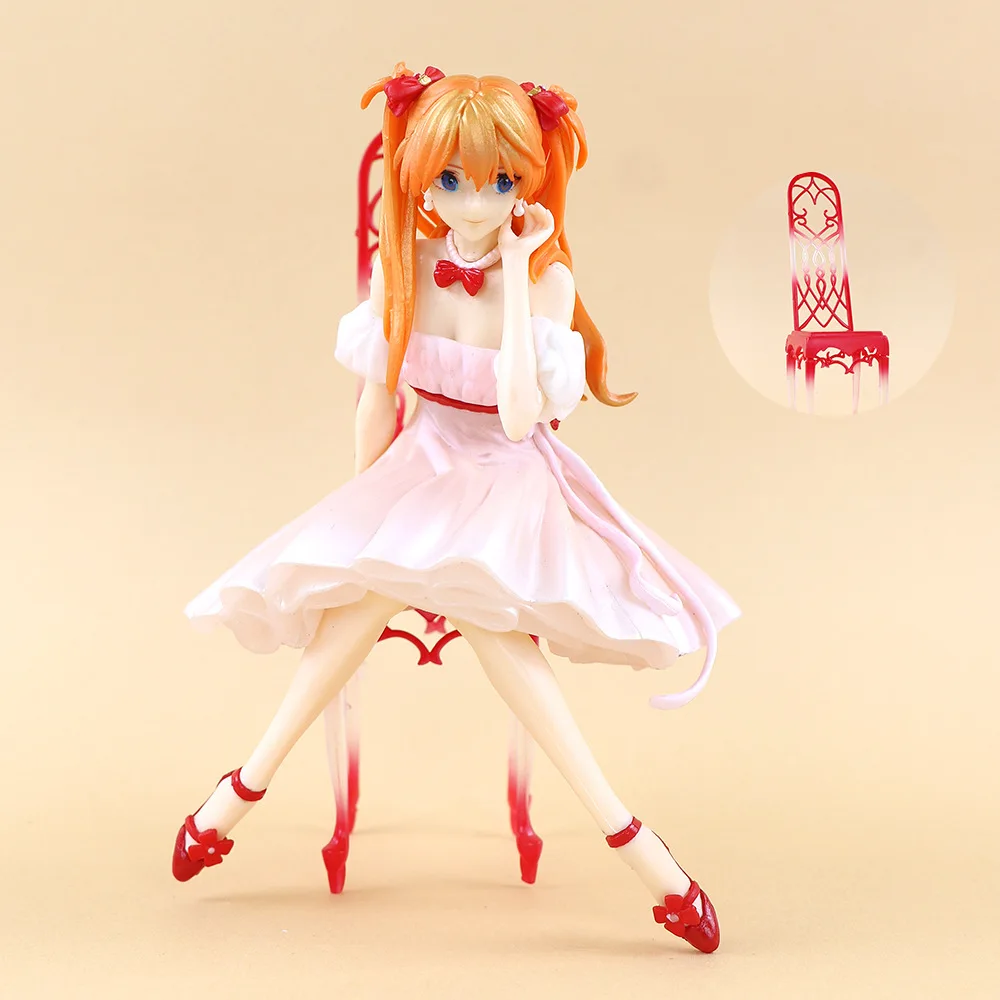 15ซม.อะนิเมะShin Seiki Evangelion Souryuu Asuka LangleyรูปAyanami Rei 1/7กระซิบของFower Verรุ่นของเล่นของขวัญAction Figure