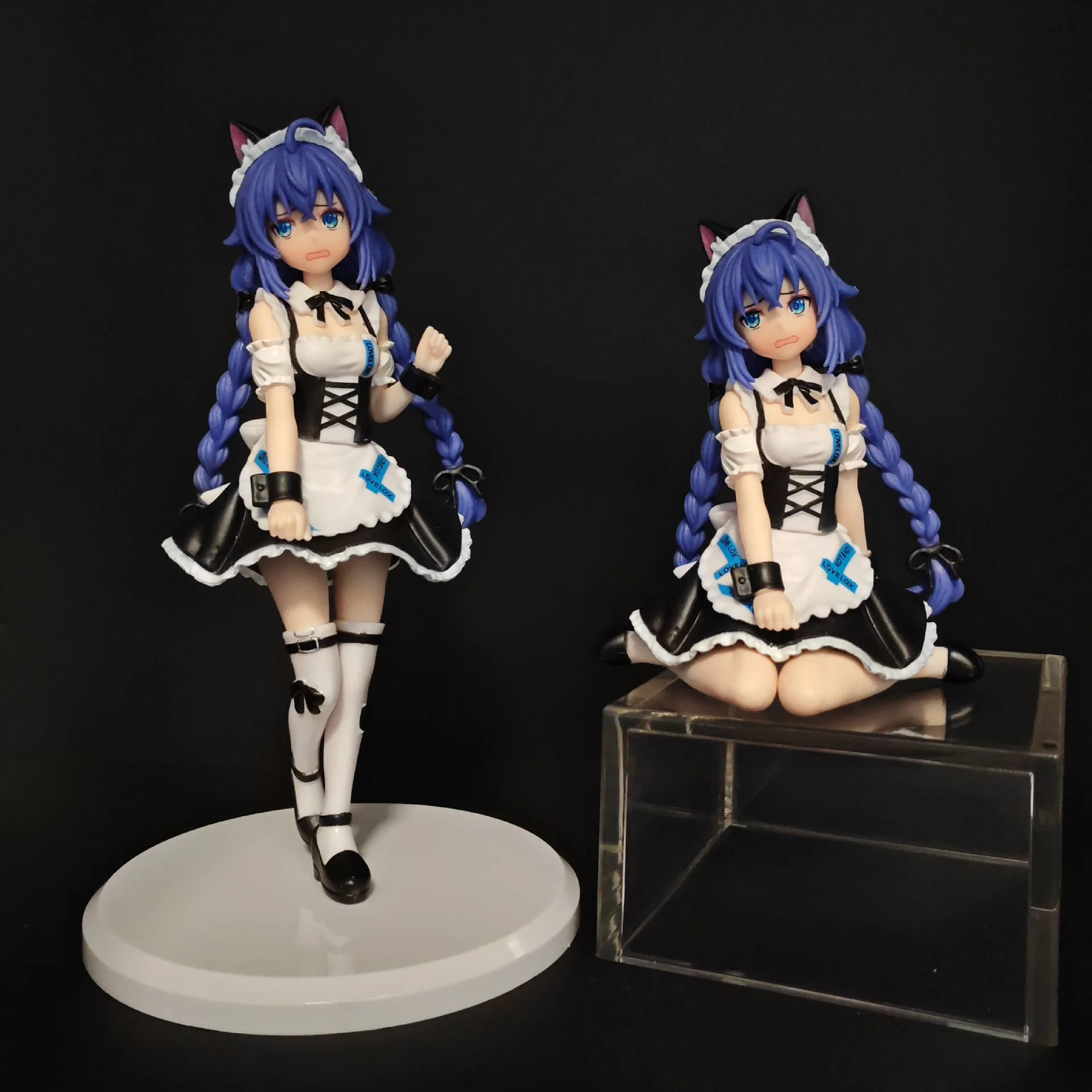 New Mushoku Tensei Roxy Migurdia Figure Cat Ear Maid Outfit Standing Kneeling Ver Anime Girl PVC Model Collection Ornament Toy