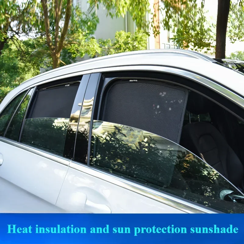 FOR Kia KX5 Sportage Freddy Car window screen Magnetic sun protection insulation awning net Custom car awning