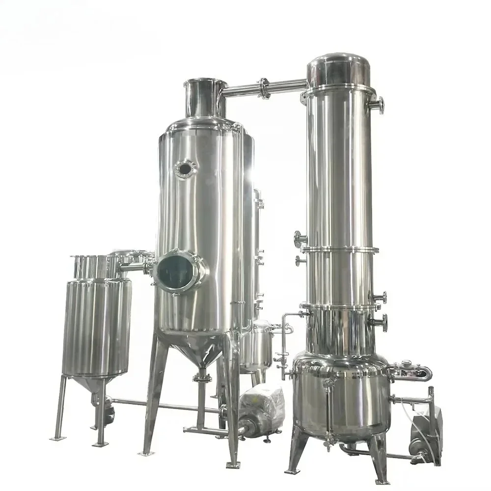 Single Effect Sugarcane Juice/Beet Juice Pre-concentration Reduce Crystallization Single Effect  Vacuum Evaporator System