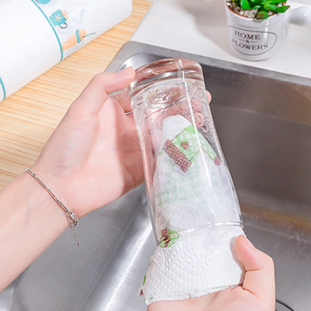 

1 Roll Multi-Purpose Disposable Kitchen Paper Hand Drying Oil Blotting Butcher Paper Roll with Premium Absorbency for Kitchen (
