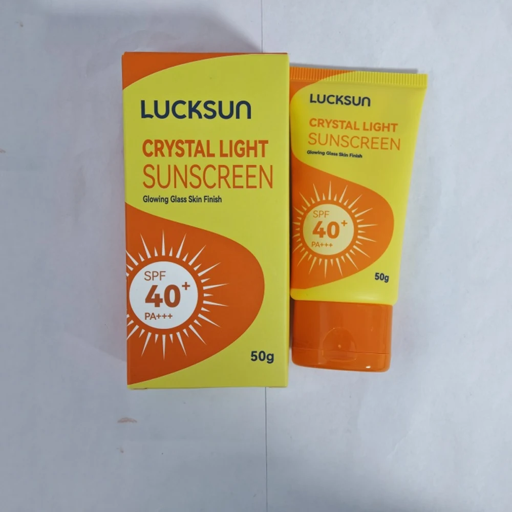 

Солнцезащитный крем LUCKSUN Crystal Light SPF40 PA+++ 50 г — легкий, не ценный для всех типов кожи, увлажняющий защитный солнцезащитный крем