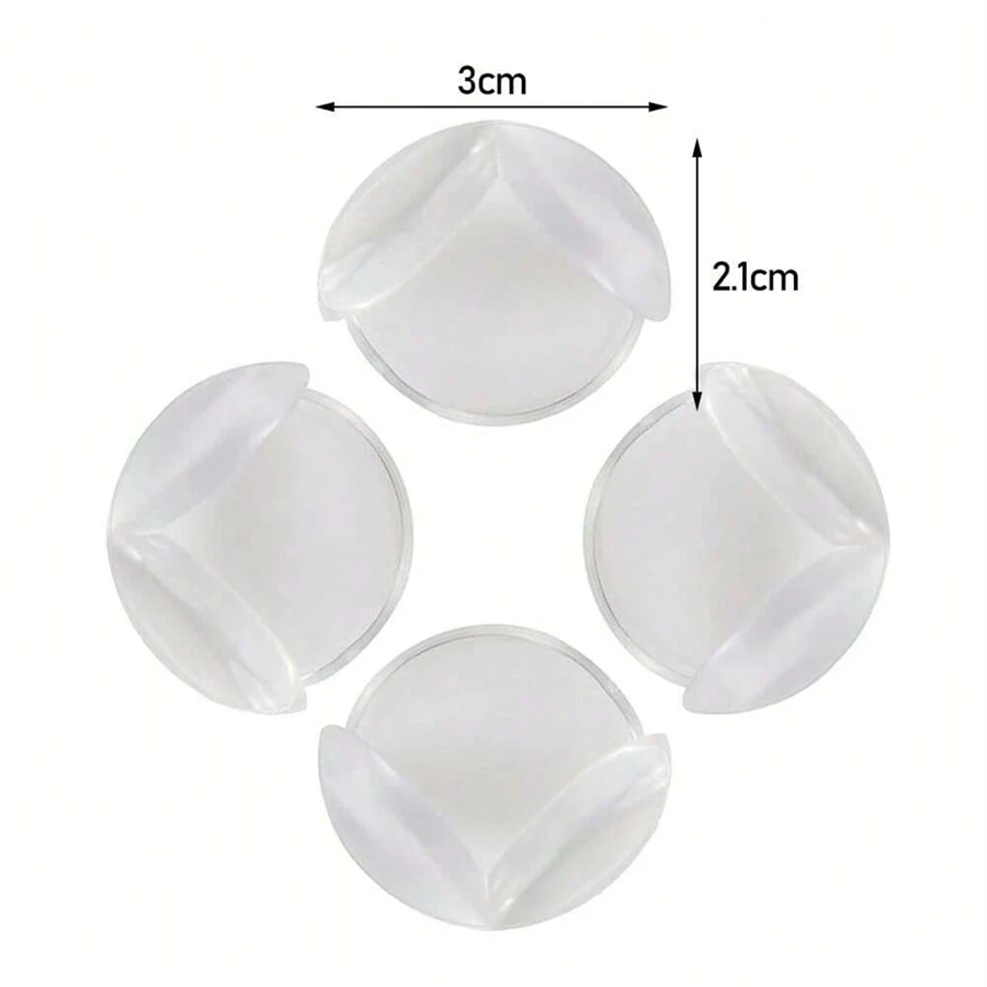 12Pcs Child Baby Safety PVC Protector Table Corner Edge Protection Cover Anticollision Edge & Guards ﻿