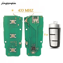 Jingyuqin placa de circuito de llave remota de 3 botones para VW Passat B6 3C B7 Magotan CC con 433MHZ 3C0959752BA