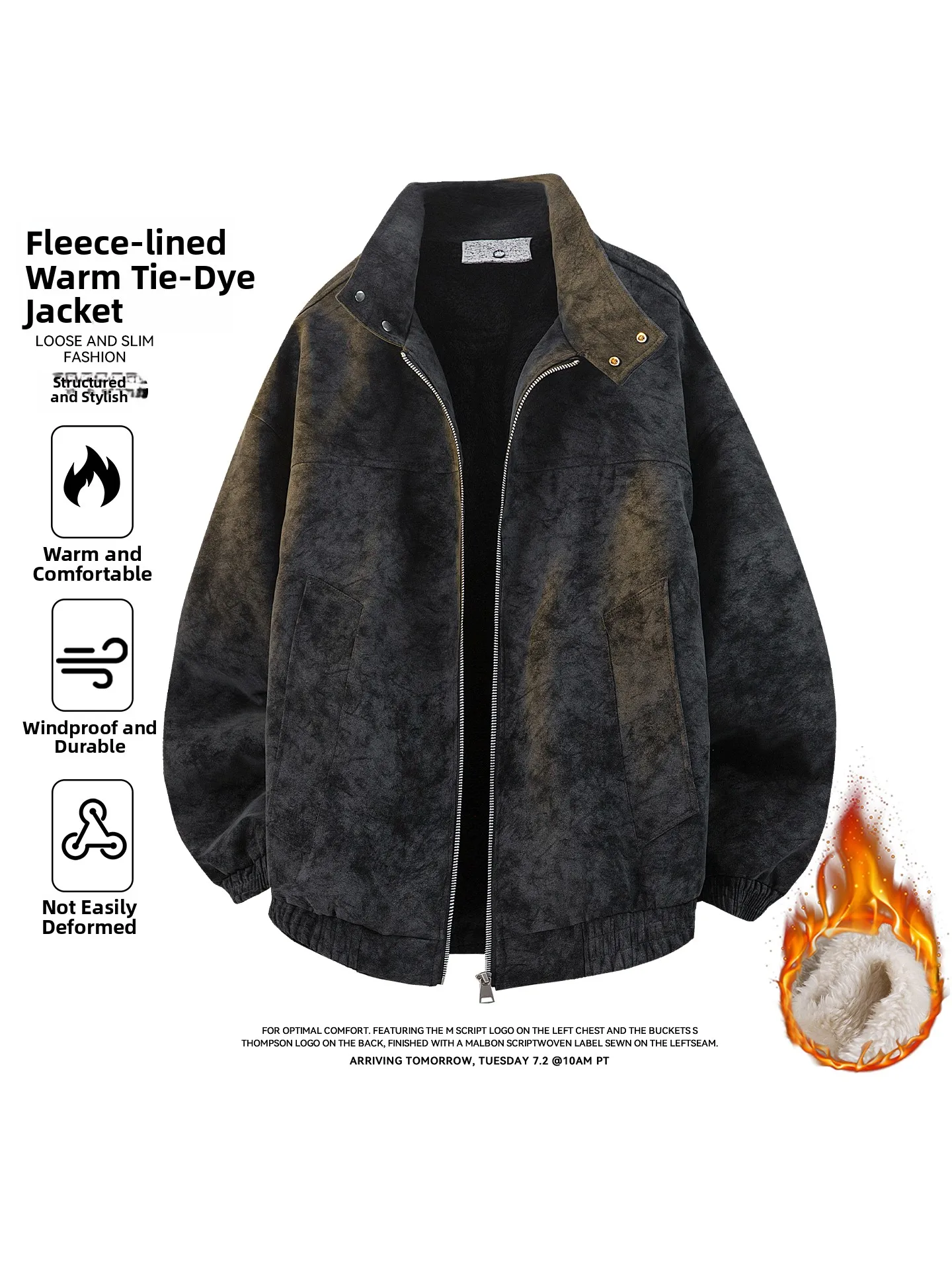 

Мужская зимняя утепленная куртка из искусственной кожи с воротником-стойкой, модная теплая свободная кожаная куртка для мальчиков, американская модель