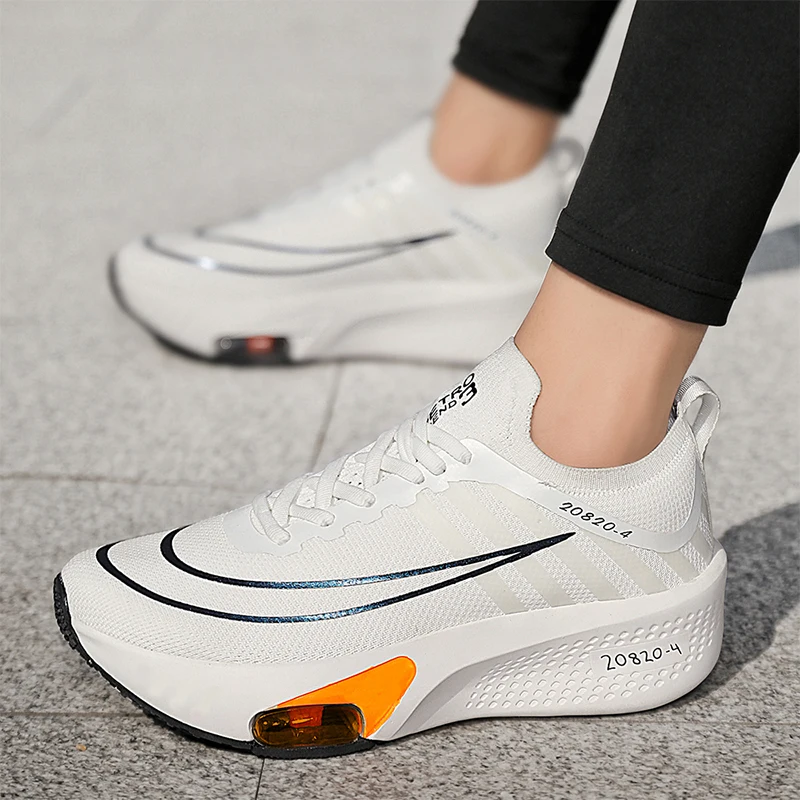 أحذية رياضية وترفيهية جديدة للزوجين من التجارة الخارجية، أحذية جري عصرية ومتعددة الاستخدامات بجزء سفلي سميك وخفيفة الوزن مبطنة بالهواء #5