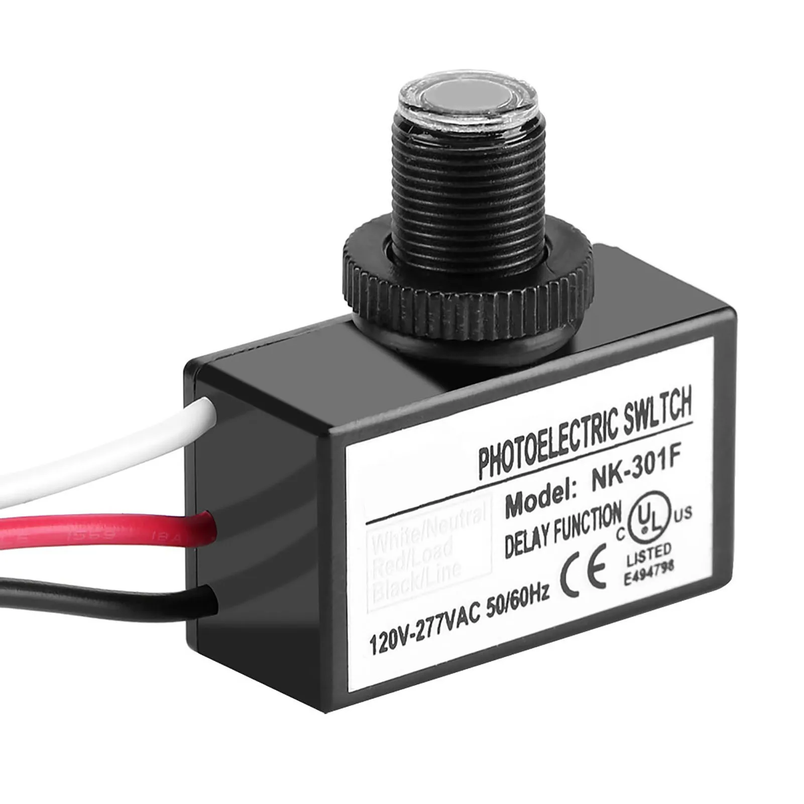 Photoelectric Switch Light Control 120V-277V AC IP65 For Outdoor Garden Street LED Lamp