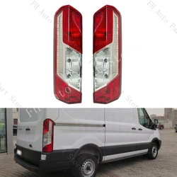 For Ford Transit MK8 2014-2022 EU Version Rear Bumper Tail Light Brake Stop Reverse Lamp Taillight Taillamp Cover Without Bulb