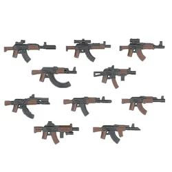 FSB Special Forces Military Building Blocks Russia Army Soldiers Figures Weapons Machine Guns Combat Vests Shields Boy Brick Toy