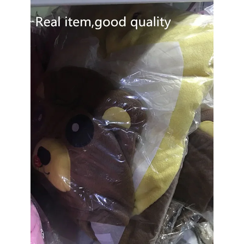 HKSNG New Adult Animal Brown Bear Kigurumi Onesies Pajamas Good Quality Cartoon Cosplay Costumes Jumpsuits Party Homewear