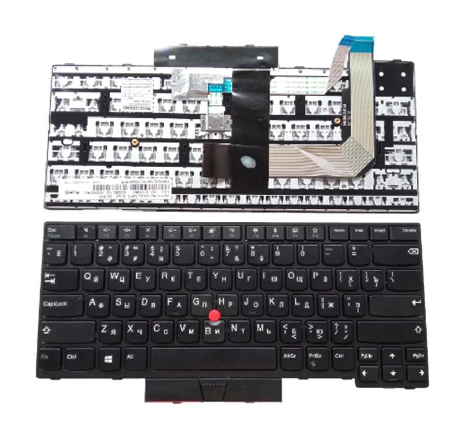 Imagem -02 - Teclado Retroiluminado para Lenovo Thinkpad T470 T480 A475 A485 Novo Russo Sn20l72795