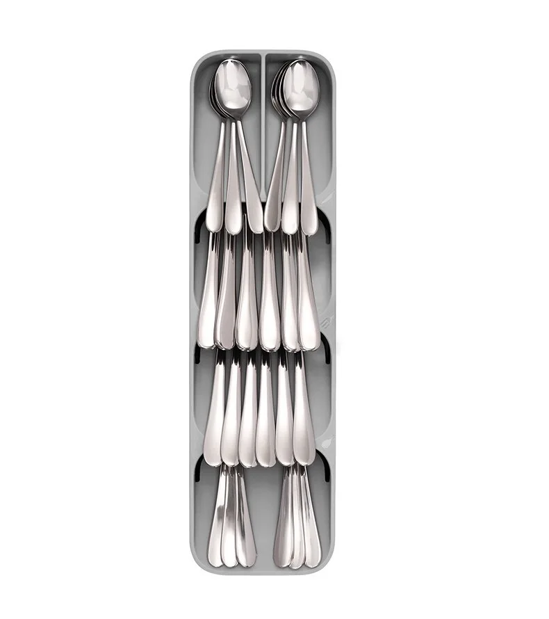 Kitchen Silverware Utensil Cutlery Drawer Organizer, Expandable Adjustable Flatware Spoon Fork Storage Tray for Kitchen Gadgets